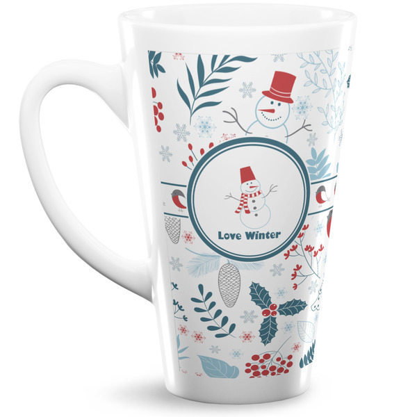 Custom Winter Snowman Latte Mug