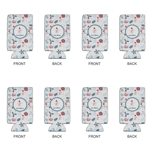 Winter Snowman 16oz Can Sleeve - Set of 4 - APPROVAL