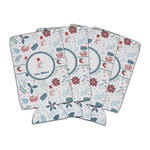 Winter Snowman Can Cooler (16 oz) - Set of 4