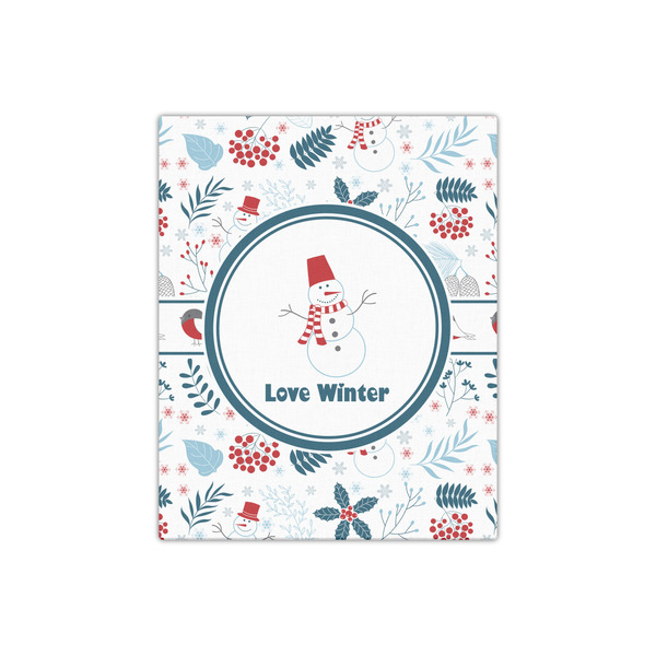 Winter Snowman 16x20 - Canvas Print - Front View