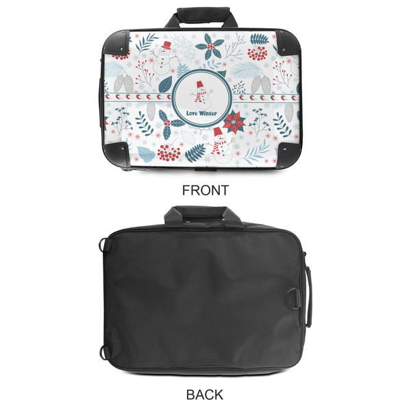 Winter Snowman 18" Laptop Briefcase - APPROVAL