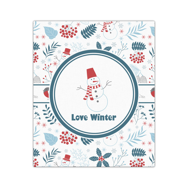 Winter Snowman 20x24 - Canvas Print - Front View
