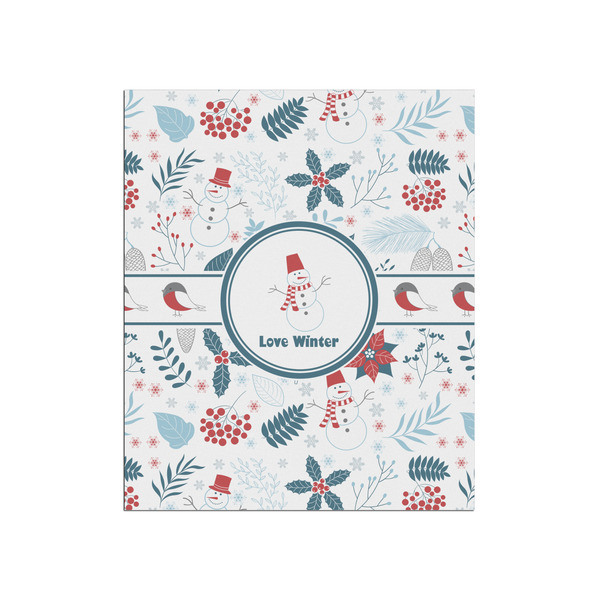 Custom Winter Snowman Poster - Matte - 20x24