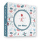 Winter Snowman 3 Ring Binders - Full Wrap - 3" - FRONT