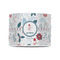 Winter Snowman 8" Drum Lampshade - FRONT (Poly Film)