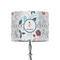 Winter Snowman 8" Drum Lamp Shade - Fabric
