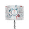 Winter Snowman 8" Drum Lamp Shade - Poly-film