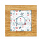 Winter Snowman Bamboo Trivet with 6" Tile - FRONT