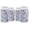 Winter Snowman Can Cooler (12 oz) - Set of 4