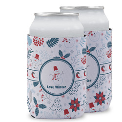 Winter Snowman Can Cooler (12 oz)