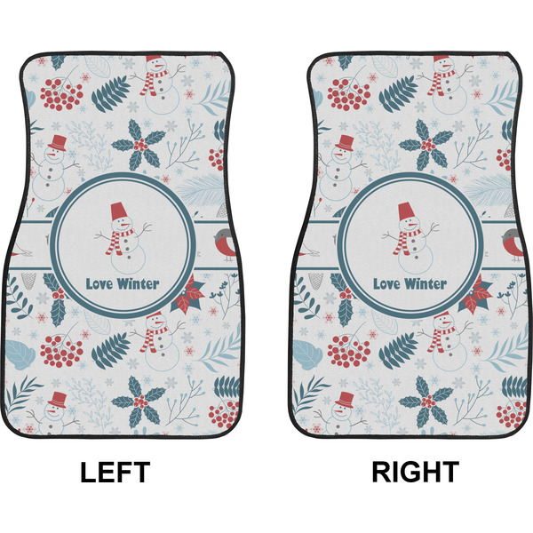 Winter Snowman Car Mat Front - Approval