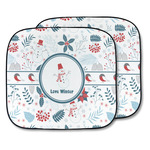 Winter Snowman Car Sun Shade - Two Piece