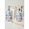 Winter Snowman Ceramic Bathroom Accessories - LIFESTYLE (toothbrush holder & soap dispenser)