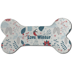 Winter Snowman Ceramic Dog Ornament - Front