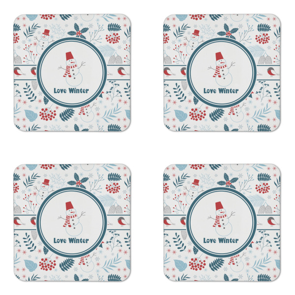 Winter Snowman Coaster Set - APPROVAL