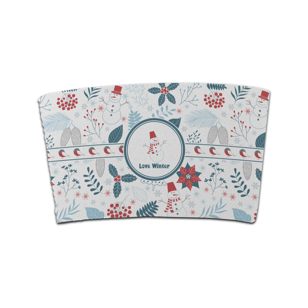 Custom Winter Snowman Coffee Cup Sleeve