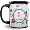 Winter Snowman Coffee Mug - 11 oz - Full- Black
