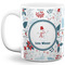 Winter Snowman Coffee Mug - 11 oz - Full- White