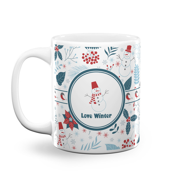 Custom Winter Snowman Coffee Mug