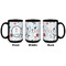 Winter Snowman Coffee Mug - 15 oz - Black APPROVAL
