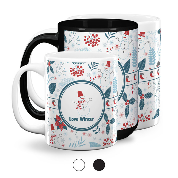 Winter Snowman Coffee Mugs Main