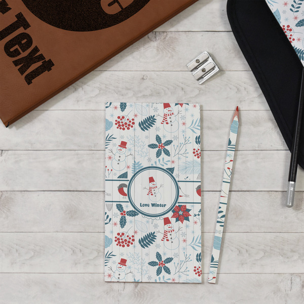 Winter Snowman Colored Pencils - In Context