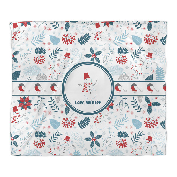 Winter Snowman Comforter - King - Front