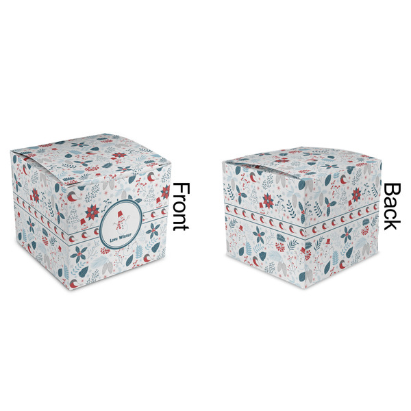 Winter Snowman Cubic Gift Box - Approval