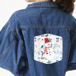 Winter Snowman Large Custom Shape Patch - 2XL