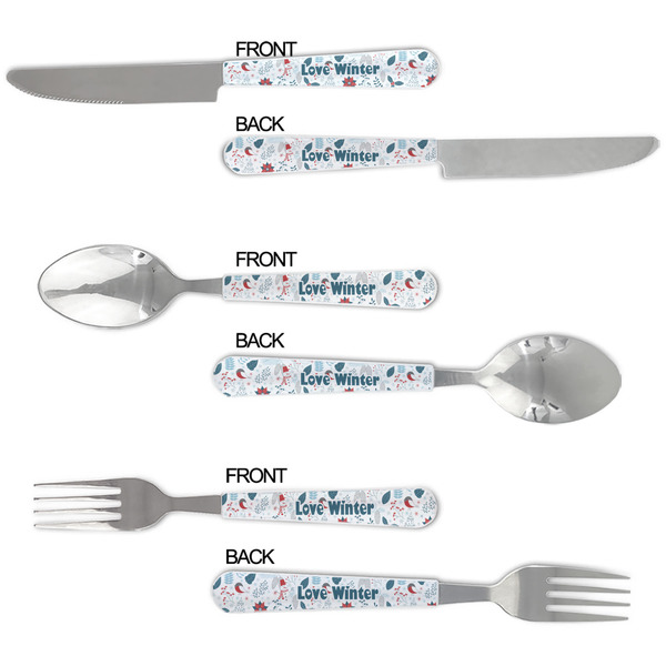 Winter Snowman Cutlery Set - APPROVAL