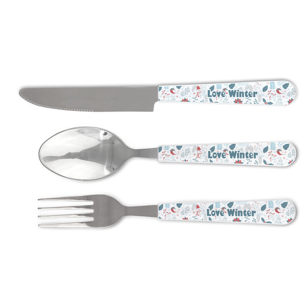 Custom Winter Snowman Cutlery Set