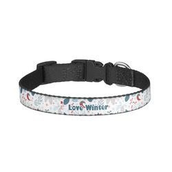 Winter Snowman Dog Collar - Small