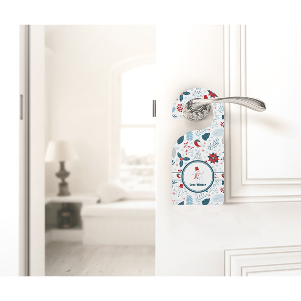 Winter Snowman Door Hanger - LIFESTYLE