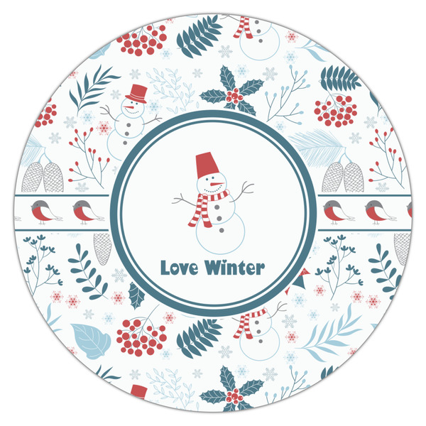Winter Snowman Drink Topper - Large - Single
