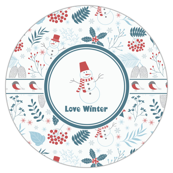 Winter Snowman Drink Topper - Medium - Single