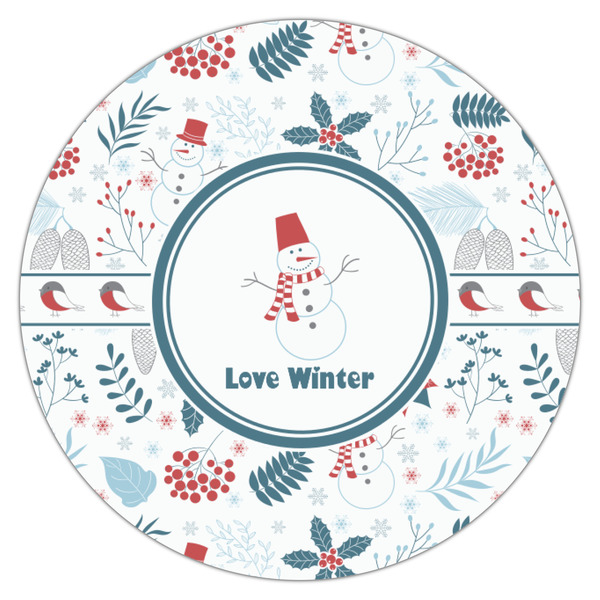 Winter Snowman Drink Topper - Small - Single