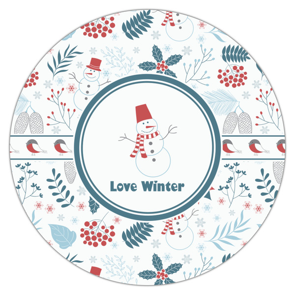Winter Snowman Drink Topper - XSmall - Single