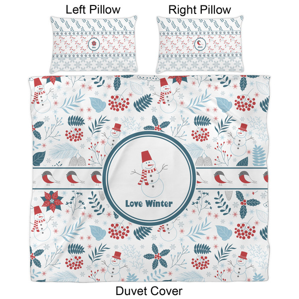 Winter Snowman Duvet Cover Set - King - Approval