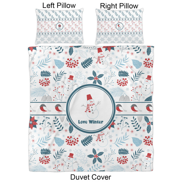 Winter Snowman Duvet Cover Set - Queen - Approval