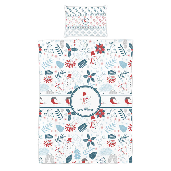 Winter Snowman Duvet Cover Set - Twin - Alt Approval