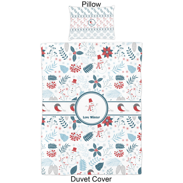 Winter Snowman Duvet Cover Set - Twin - Approval