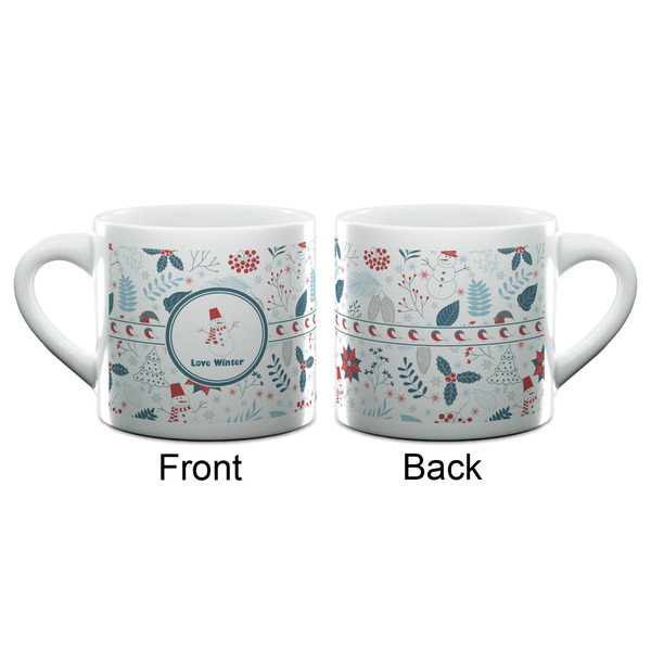 Winter Snowman Espresso Cup - 6oz (Double Shot) (APPROVAL)