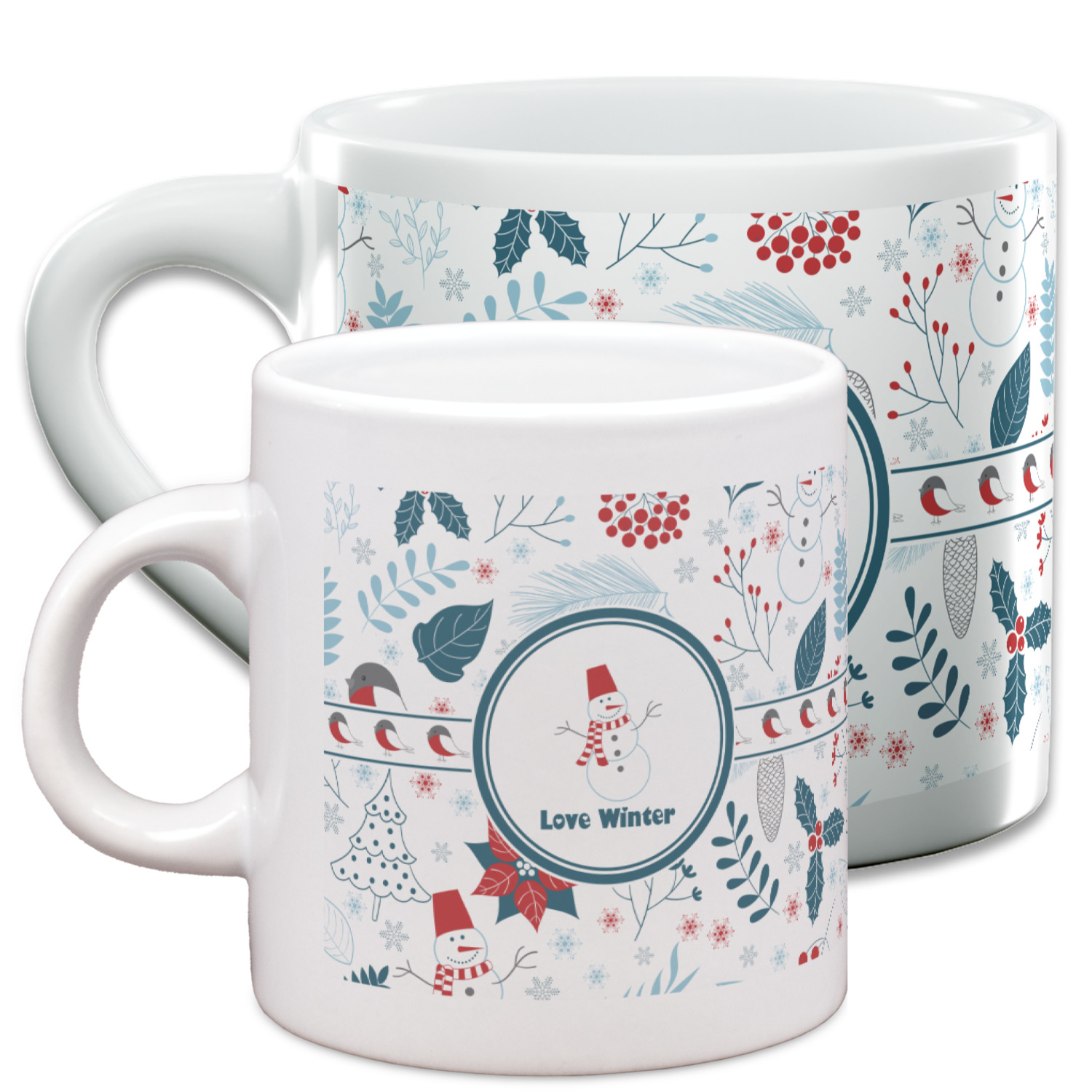 Winter Espresso Cups (Personalized) YouCustomizeIt