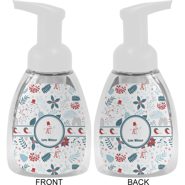Winter Snowman Foam Soap Bottle Approval - White