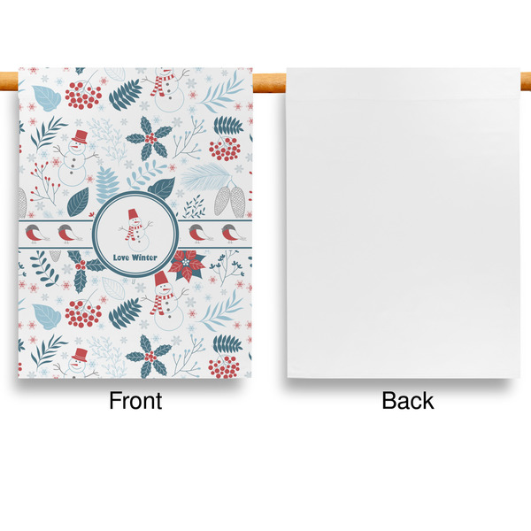 Winter Snowman Garden Flags - Large - Single Sided - APPROVAL