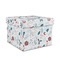 Winter Snowman Gift Boxes with Lid - Canvas Wrapped - Medium - Front/Main