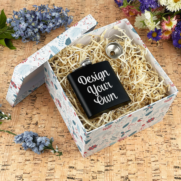 Winter Snowman Gift Boxes with Lid - Canvas Wrapped - X-Large - In Context