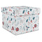 Winter Snowman Gift Boxes with Lid - Canvas Wrapped - XX-Large - Front/Main