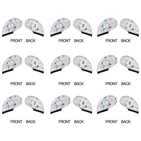 Winter Snowman Golf Club Covers - APPROVAL (set of 9)