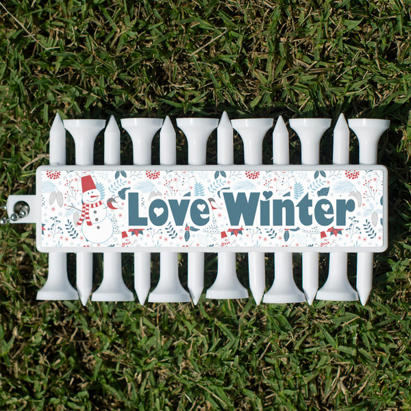 Custom Winter Golf Tees & Ball Markers Set (Personalized)